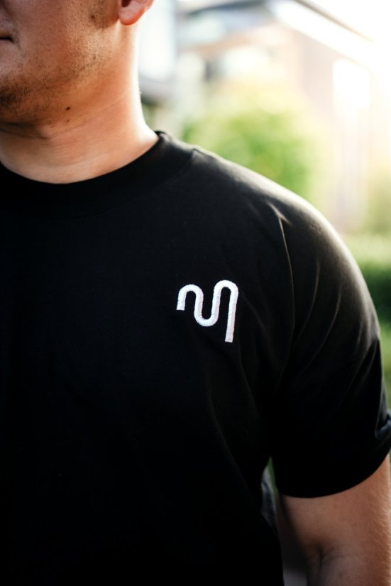ČERNÉ TRIKO MUSART UNISEX - Velikost: L